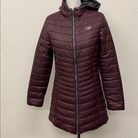 New Balance- long quilted tech jacket - Picture 8 of 9